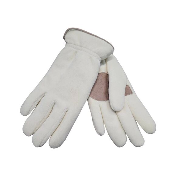 Polartec Microface Cream Gloves Womens Large NEW TAGS - Picture 1 of 8